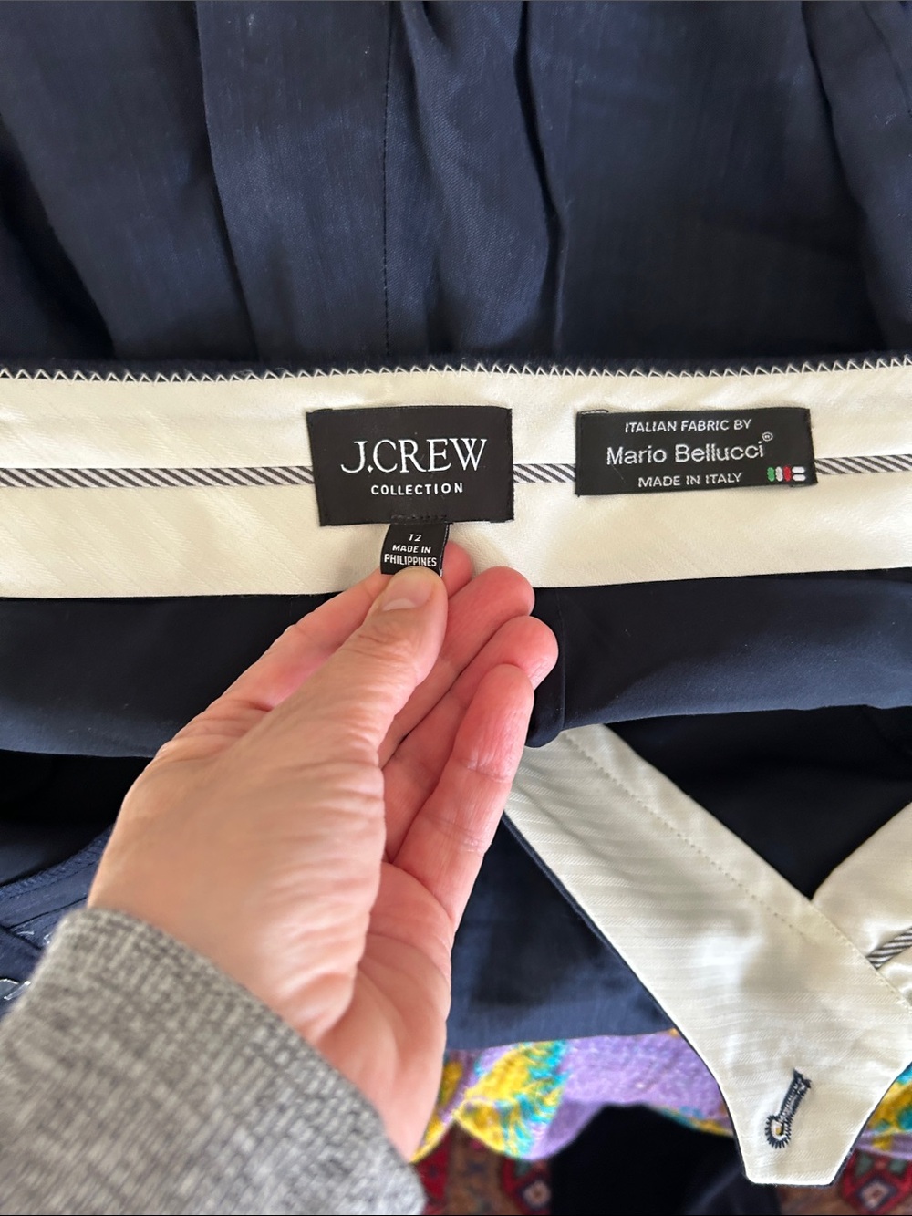 NWOT J. Crew Collection side-tab trouser in Italian linen blend - Picture 3 of 7